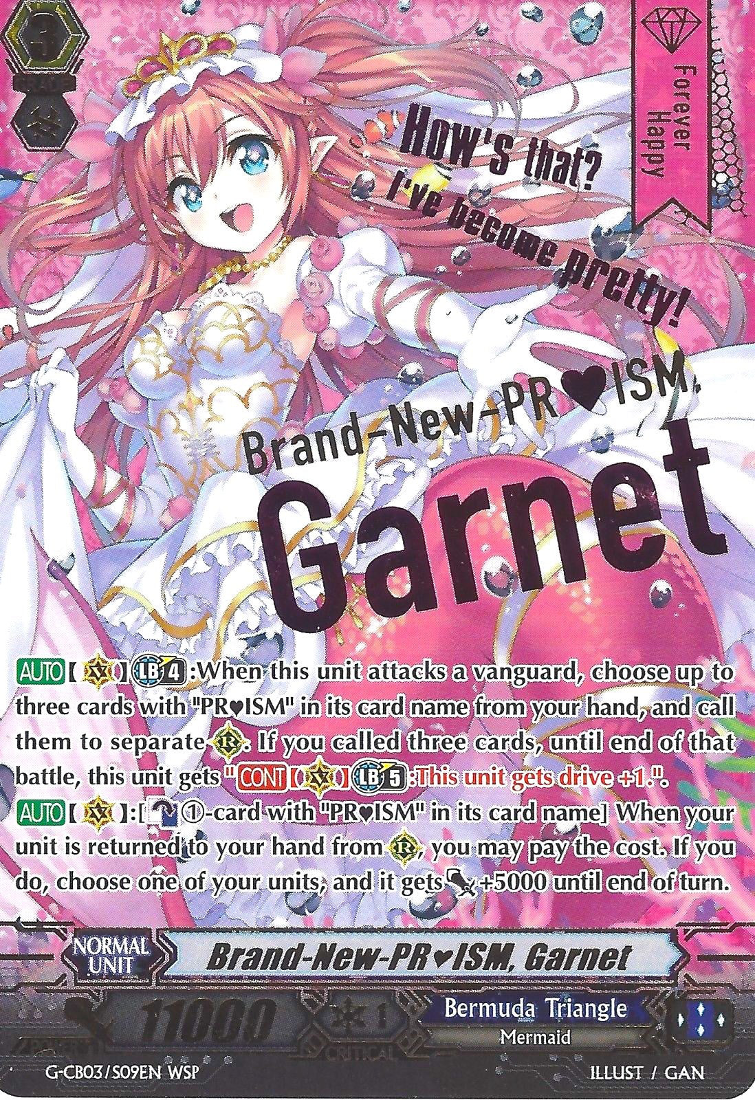 Brand-New-PRISM, Garnet (Wedding) (G-CB03/S09EN) [Blessing of Divas] | Total Play