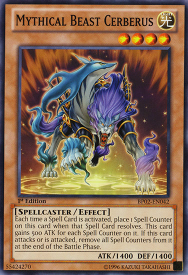 Mythical Beast Cerberus [BP02-EN042] Common | Total Play