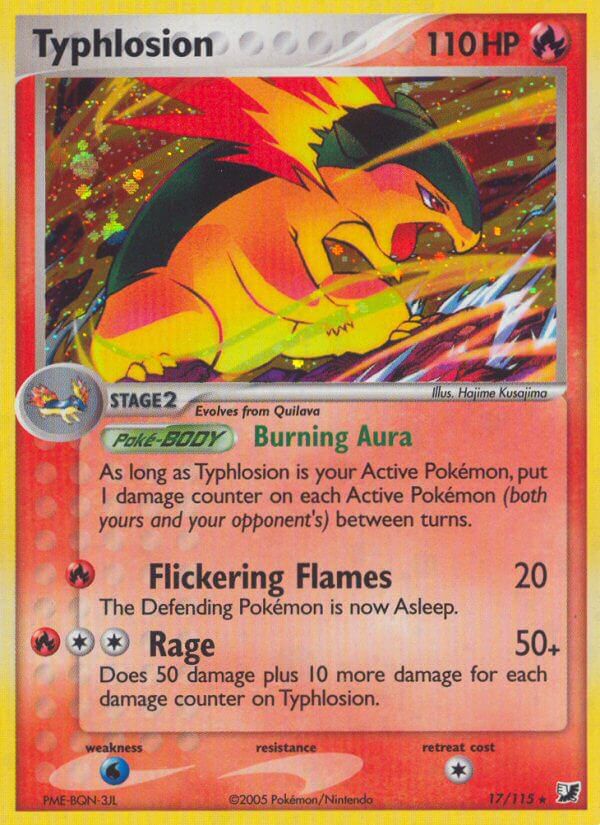 Typhlosion(17/115) (Theme Deck Exclusive) [EX: Unseen Forces] | Total Play