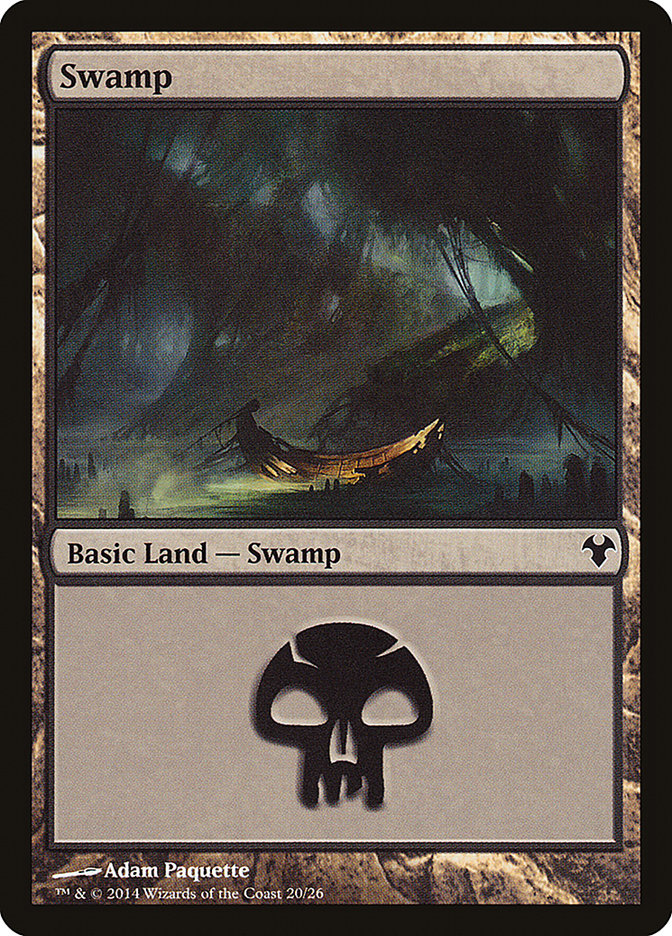 Swamp (20) [Modern Event Deck 2014] | Total Play