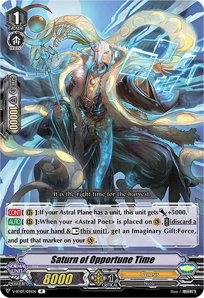 Saturn of Opportune Time (V-BT07/031EN) [Infinideity Cradle] | Total Play