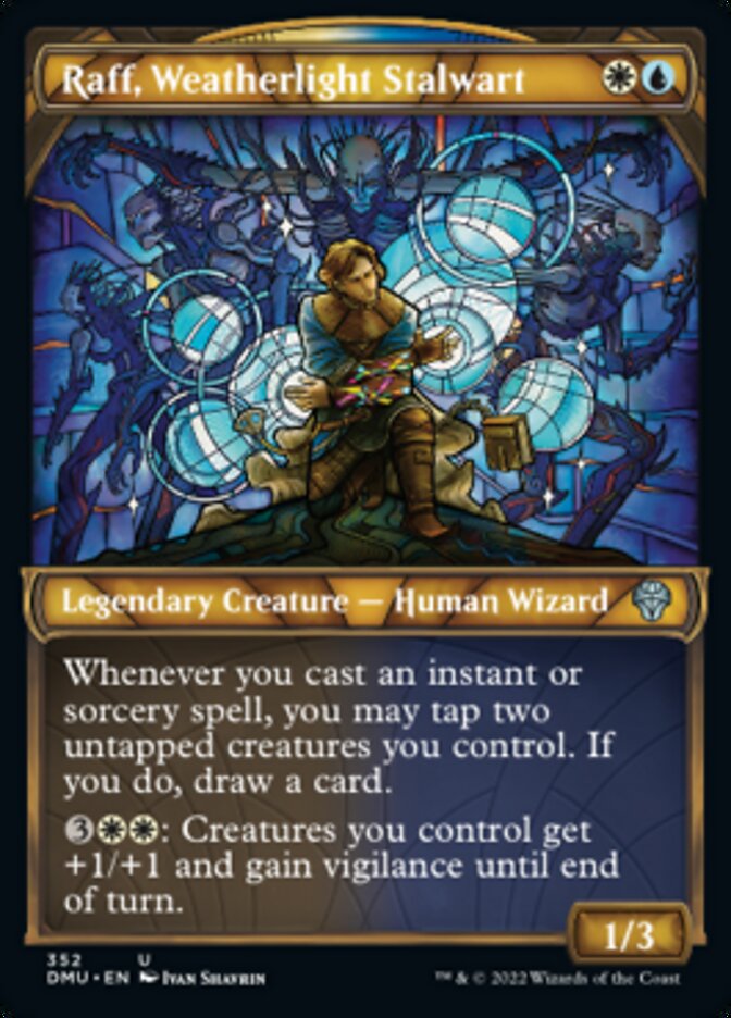 Raff, Weatherlight Stalwart (Showcase Textured) [Dominaria United] | Total Play