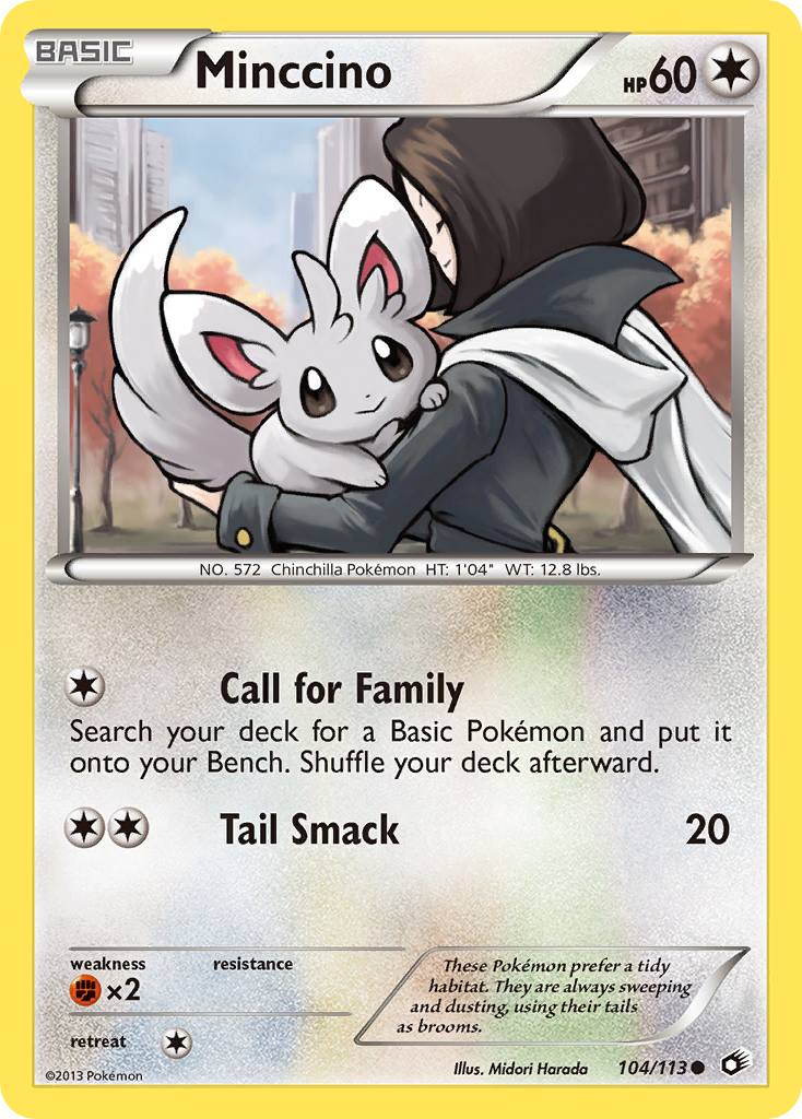 Minccino (104/113) [Black & White: Legendary Treasures] | Total Play