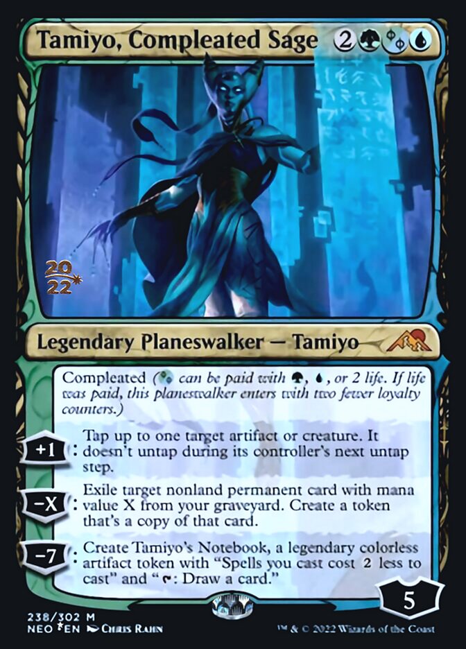 Tamiyo, Compleated Sage [Kamigawa: Neon Dynasty Prerelease Promos] | Total Play