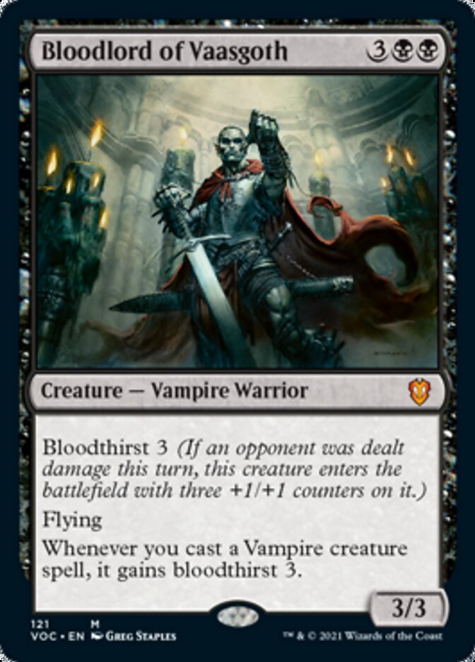 Bloodlord of Vaasgoth [Innistrad: Crimson Vow Commander] | Total Play