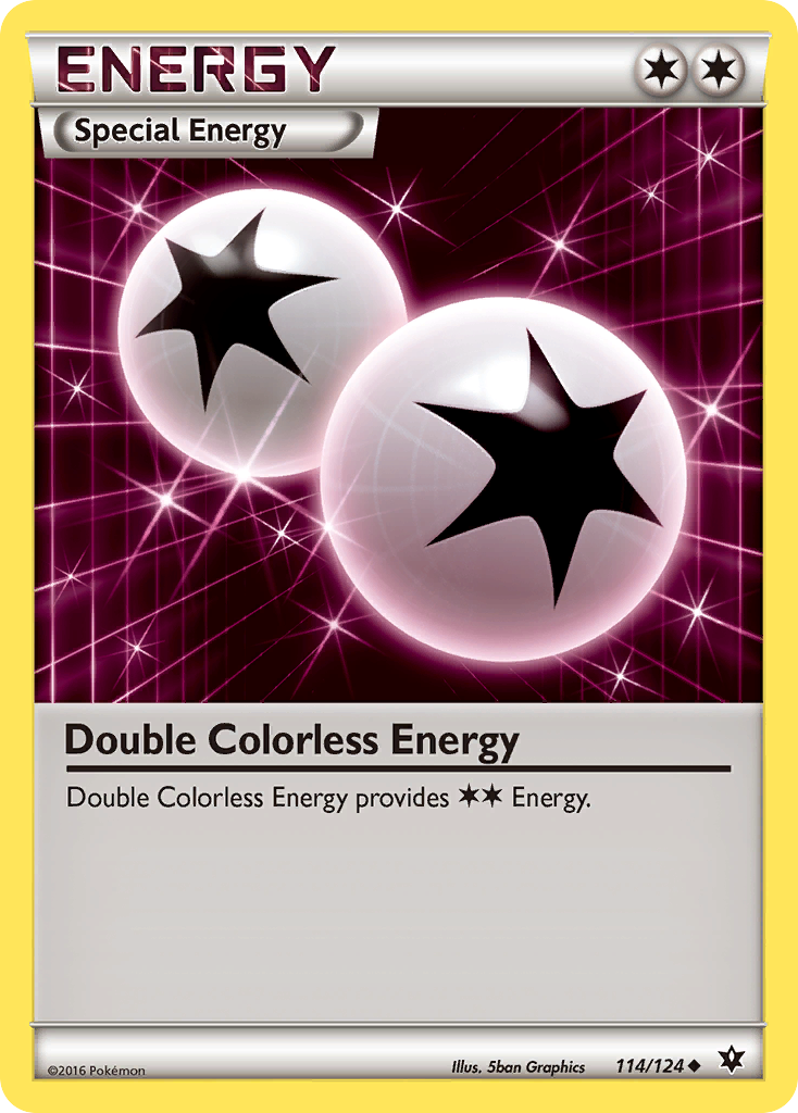 Double Colorless Energy (114/124) [XY: Fates Collide] | Total Play