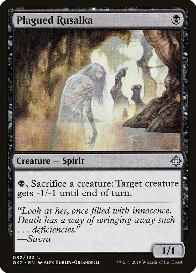 Plagued Rusalka [Ravnica Allegiance Guild Kit] | Total Play