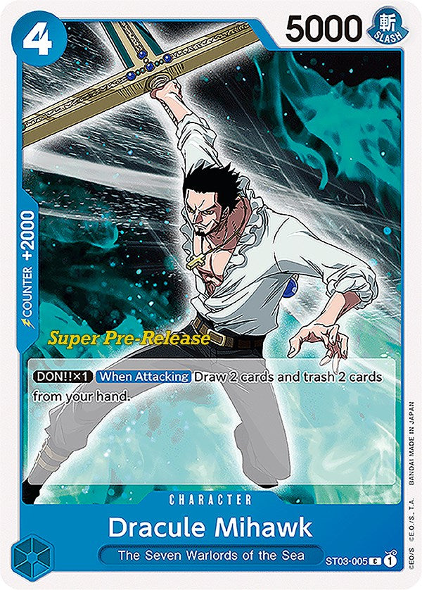 Dracule Mihawk [Super Pre-Release Starter Deck: The Seven Warlords of the Sea] | Total Play
