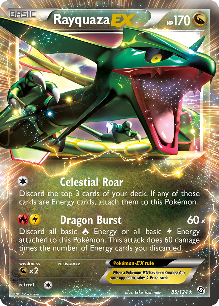 Rayquaza EX (85/124) [Black & White: Dragons Exalted] | Total Play