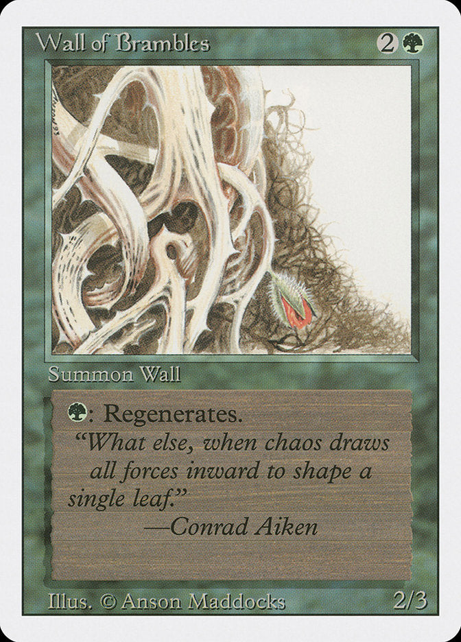 Wall of Brambles [Revised Edition] | Total Play