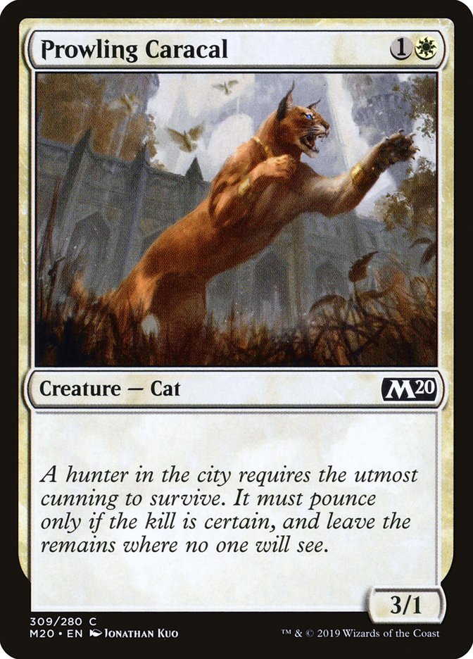 Prowling Caracal [Core Set 2020] | Total Play