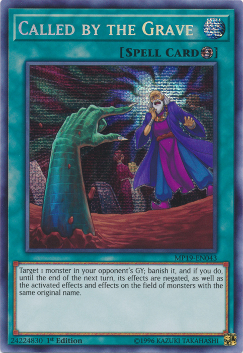 Called by the Grave [MP19-EN043] Prismatic Secret Rare | Total Play