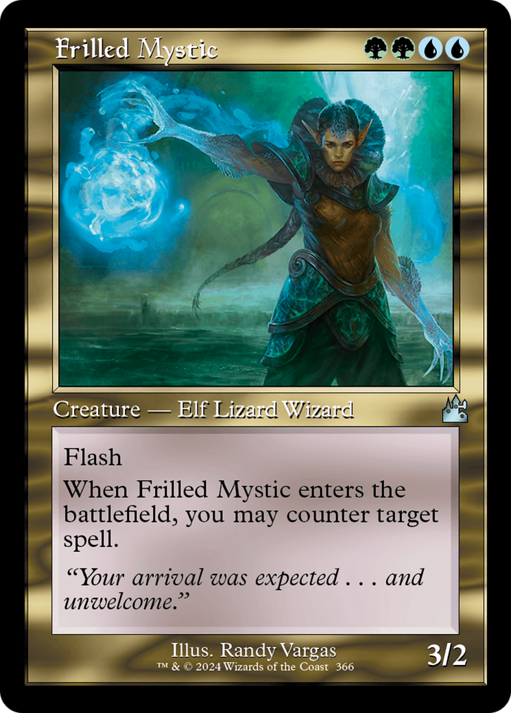 Frilled Mystic (Retro Frame) [Ravnica Remastered] | Total Play