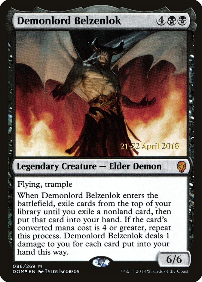 Demonlord Belzenlok [Dominaria Prerelease Promos] | Total Play