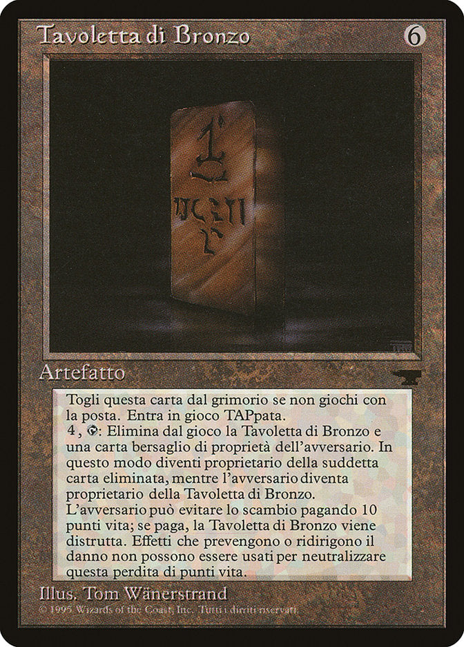 Bronze Tablet (Italian) - "Tavoletta di Bronzo" [Rinascimento] | Total Play