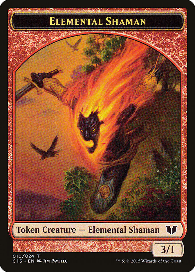 Elemental Shaman Token [Commander 2015 Tokens] | Total Play