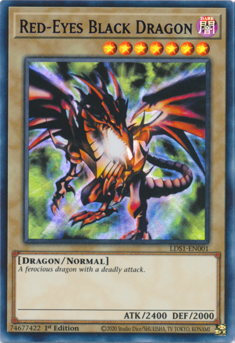 Red-Eyes Black Dragon (Purple) [LDS1-EN001] Ultra Rare | Total Play