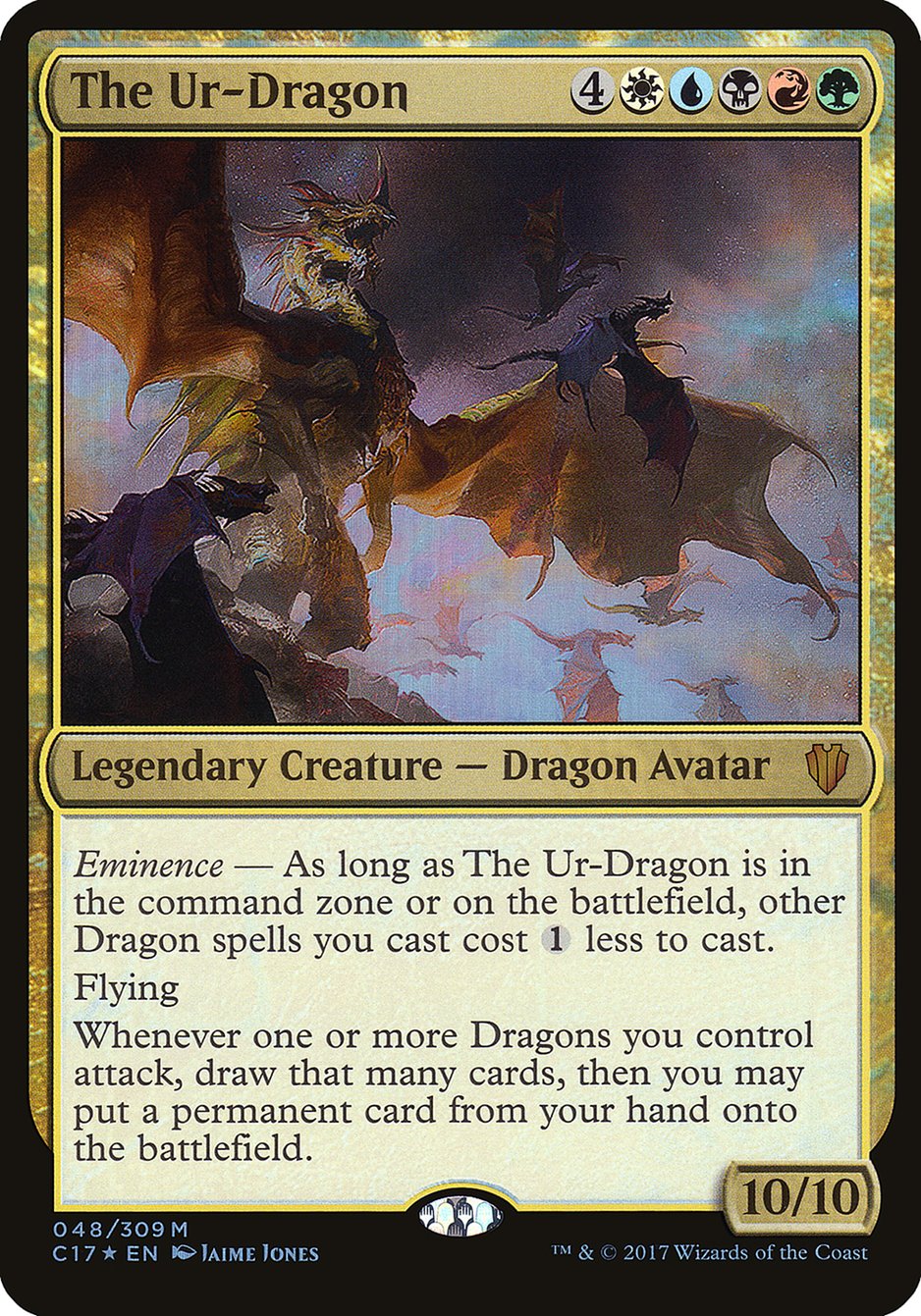 The Ur-Dragon (Oversized) [Commander 2017 Oversized] | Total Play