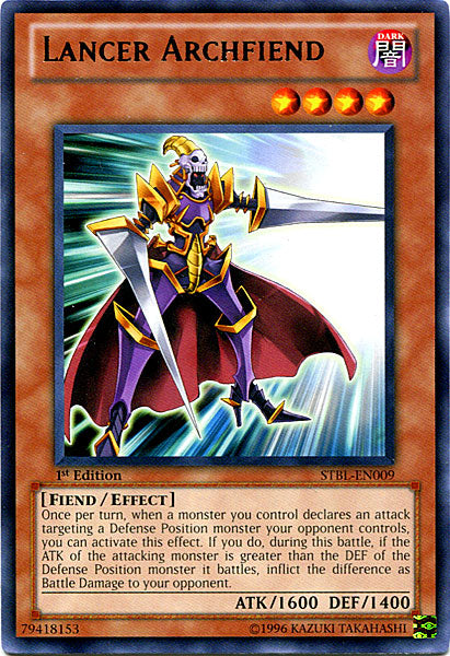 Lancer Archfiend [STBL-EN009] Rare | Total Play