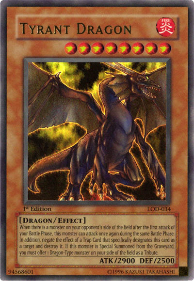 Tyrant Dragon [LOD-034] Ultra Rare | Total Play