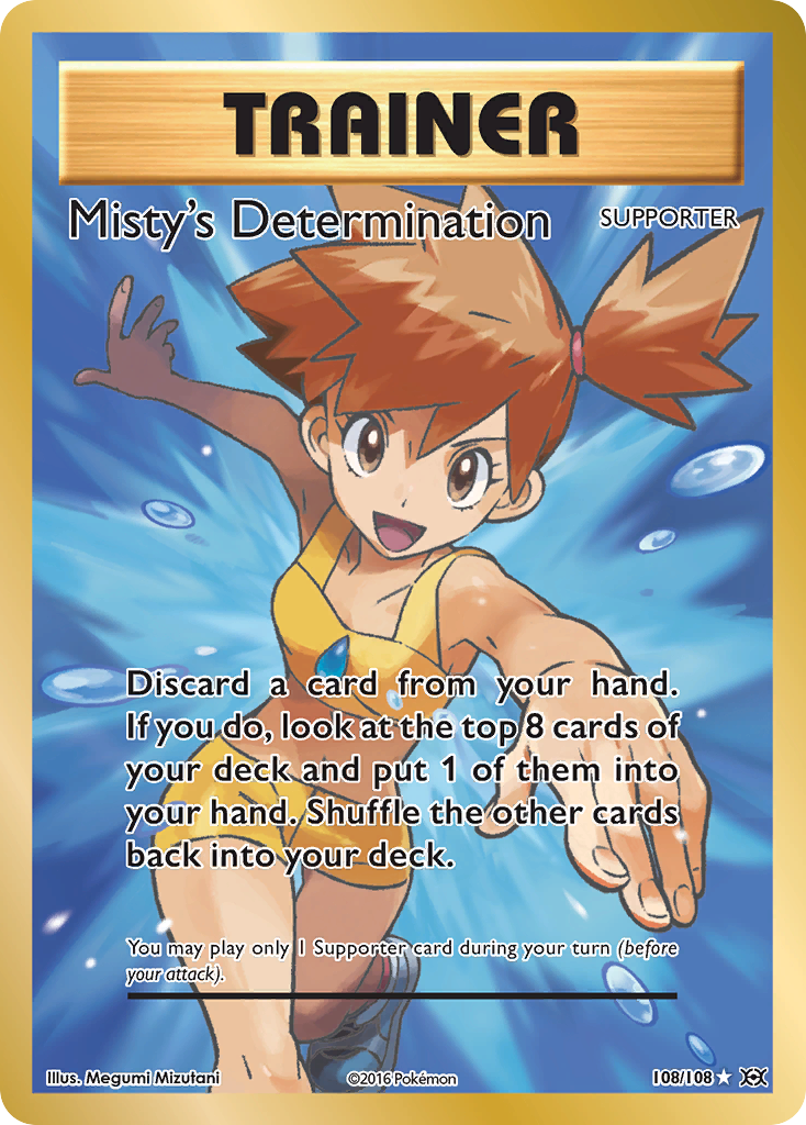 Misty's Determination (108/108) [XY: Evolutions] | Total Play