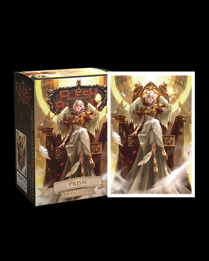 Dragon Shield: Standard 100ct Art Sleeves - Flesh and Blood (Prism, Advent of Thrones - Matte) | Total Play