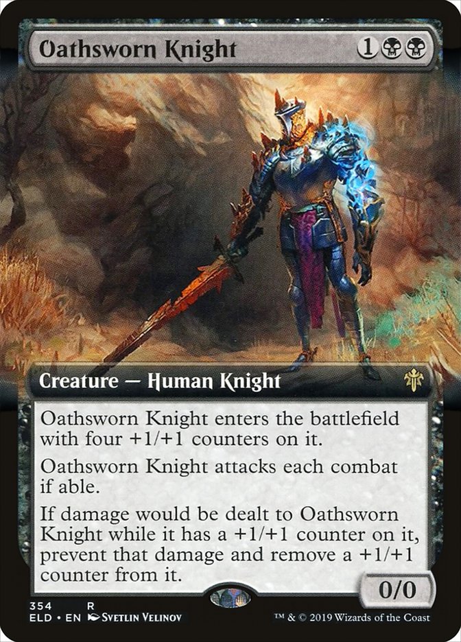 Oathsworn Knight (Extended Art) [Throne of Eldraine] | Total Play