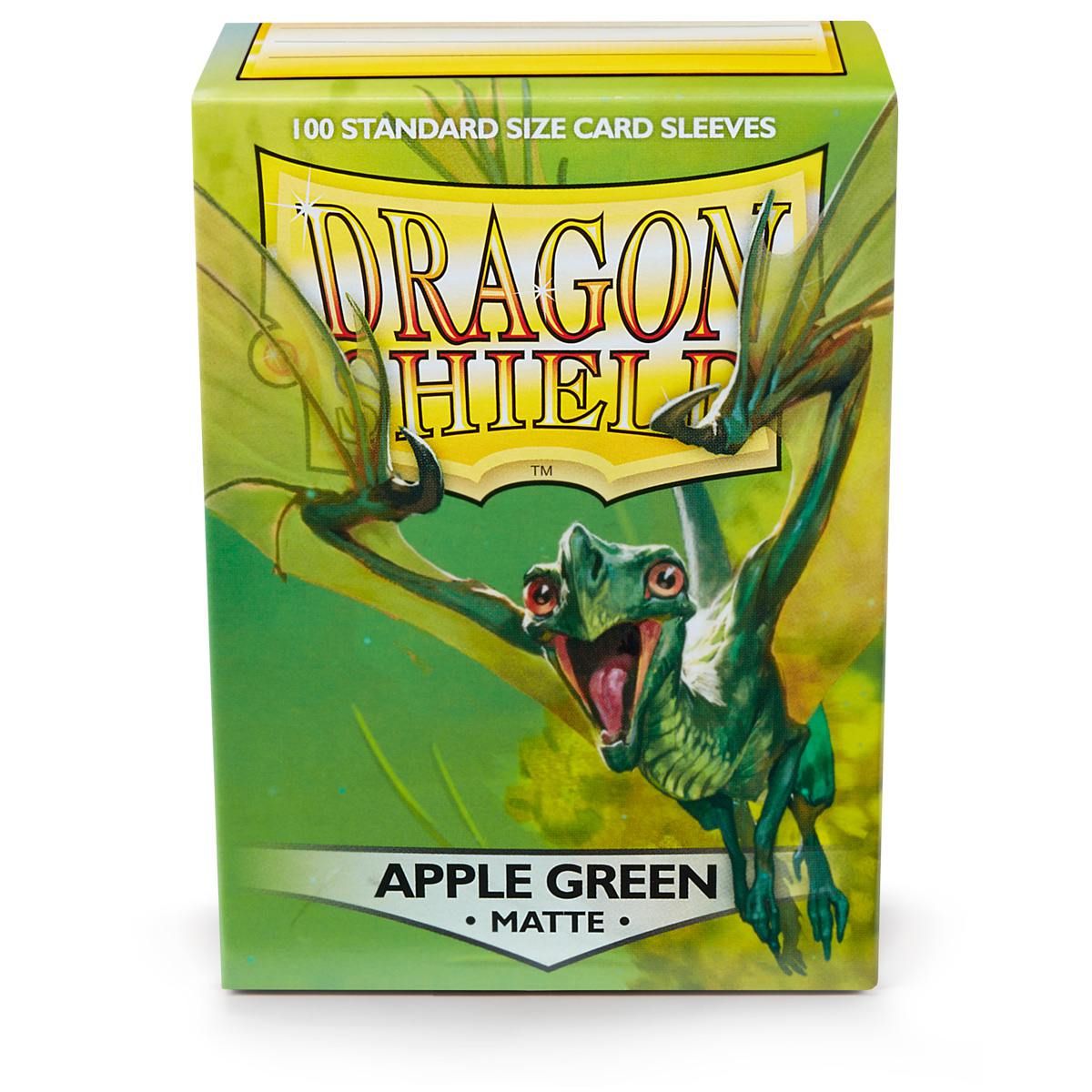 Dragon Shield: Standard 100ct Sleeves - Apple Green (Matte) | Total Play