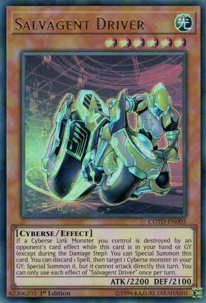 Salvagent Driver [COTD-EN005] Ultra Rare | Total Play