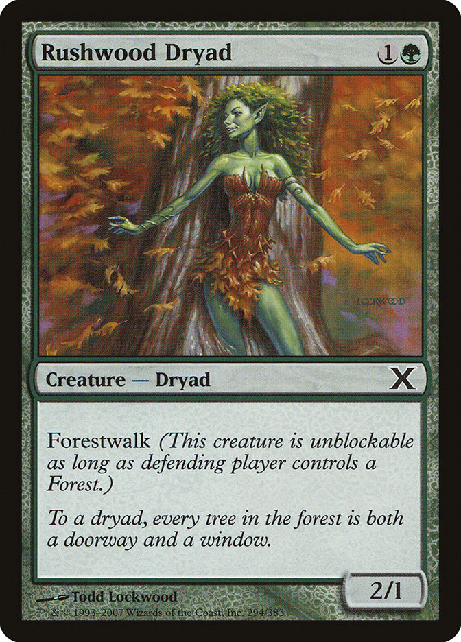 Rushwood Dryad [Tenth Edition] | Total Play