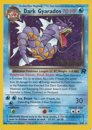 Dark Gyarados (8/82) (Prerelease Promo) [Team Rocket Unlimited] | Total Play