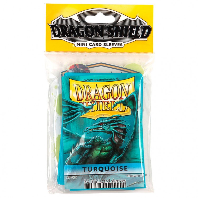 Dragon Shield: Japanese Size 50ct Sleeves - Turquoise (Classic) | Total Play