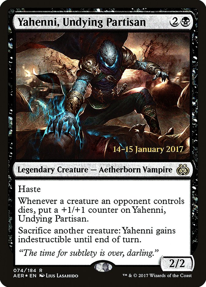 Yahenni, Undying Partisan [Aether Revolt Prerelease Promos] | Total Play