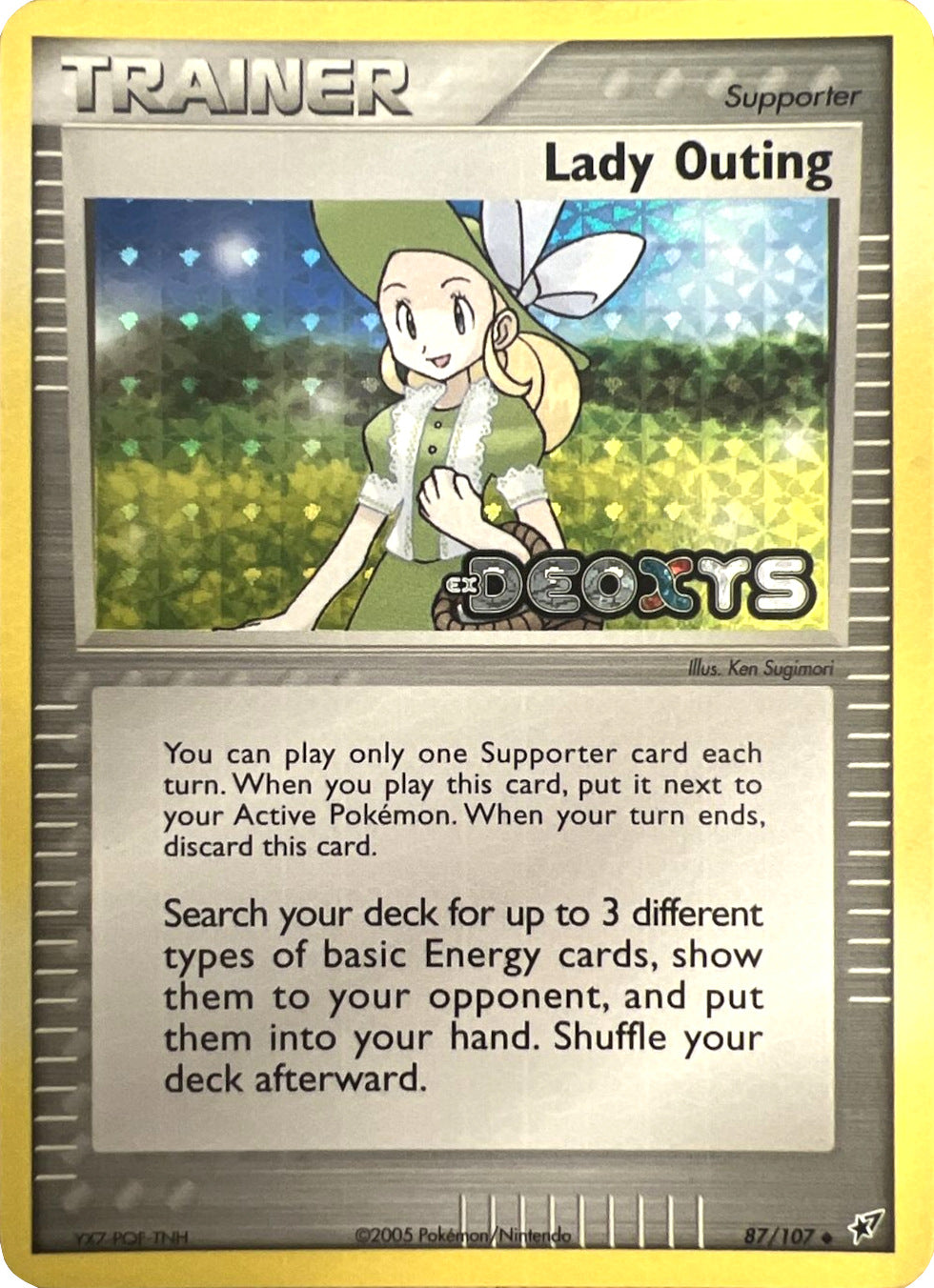 Lady Outing (87/107) (Stamped) [EX: Deoxys] | Total Play