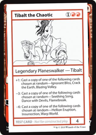 Tibalt the Chaotic (2021 Edition) [Mystery Booster Playtest Cards] | Total Play