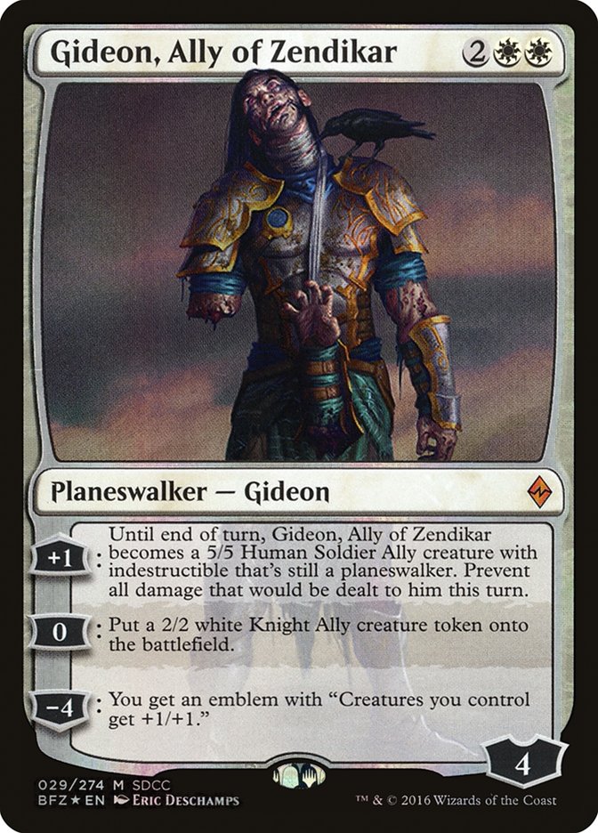 Gideon, Ally of Zendikar [San Diego Comic-Con 2016] | Total Play