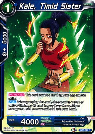 Kale, Timid Sister (BT7-041) [Assault of the Saiyans] | Total Play