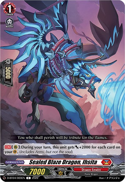Sealed Blaze Dragon, Ihsita (D-BT04/069EN) [Awakening of Chakrabarthi] | Total Play
