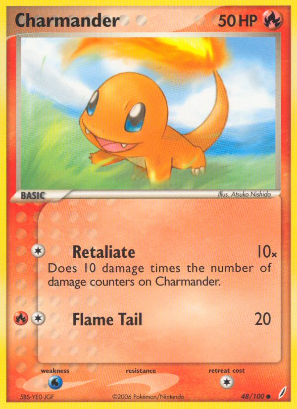 Charmander (48/100) [EX: Crystal Guardians] | Total Play