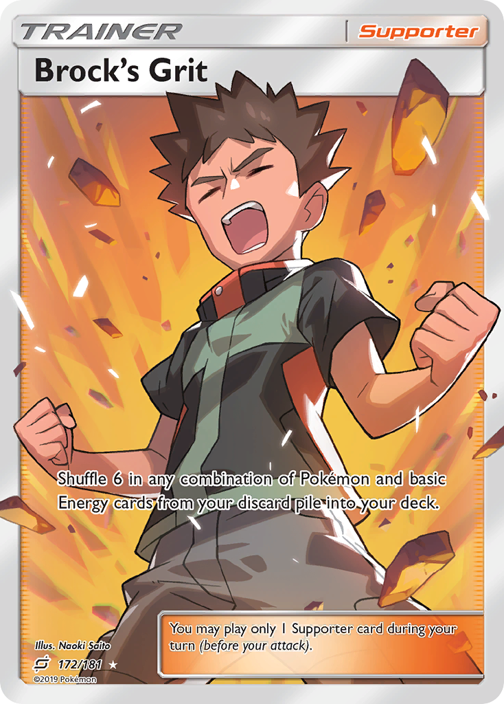 Brock's Grit (172/181) [Sun & Moon: Team Up] | Total Play