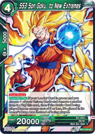 SS3 Son Goku, to New Extremes (BT11-074) [Vermilion Bloodline] | Total Play
