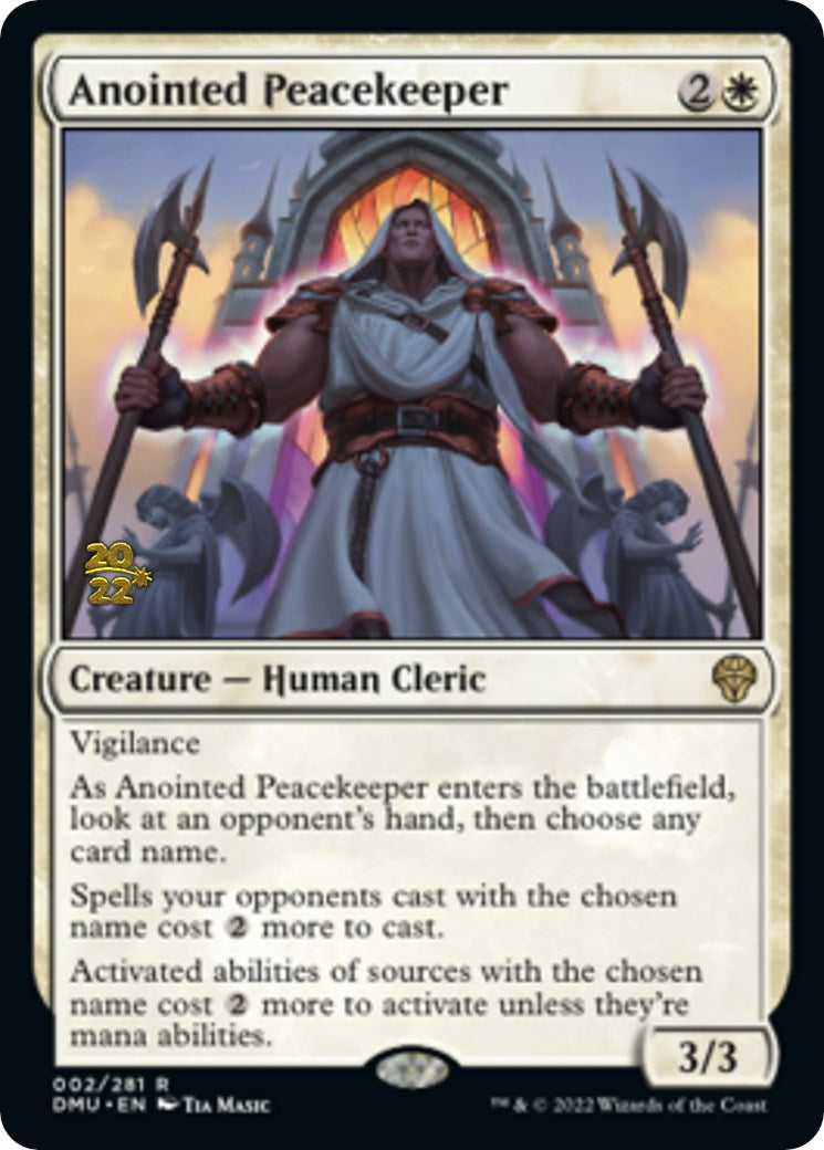 Anointed Peacekeeper [Dominaria United Prerelease Promos] | Total Play