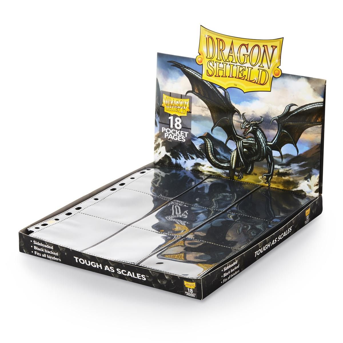 Dragon Shield: 18-Pocket Pages - Double Sided (Side-Loaded) | Total Play