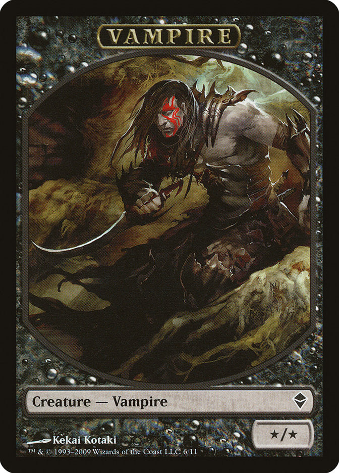 Vampire Token [Zendikar Tokens] | Total Play