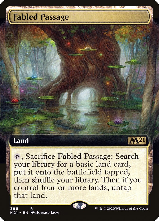 Fabled Passage (Extended Art) [Core Set 2021] | Total Play