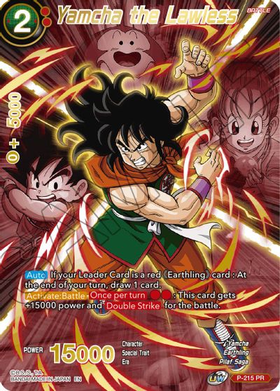 Yamcha the Lawless (Alternate Art) (P-215) [Special Anniversary Set 2021] | Total Play