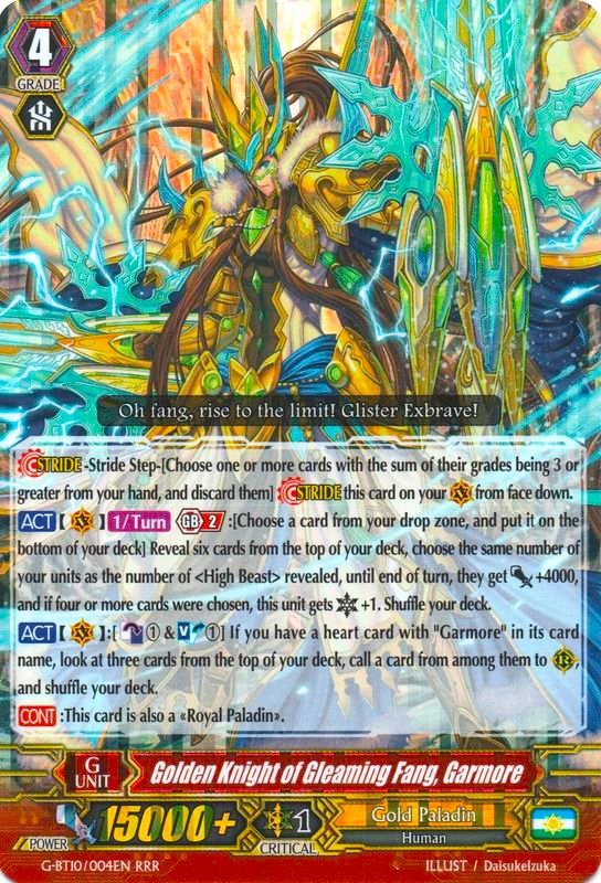 Golden Knight of Gleaming Fang, Garmore (G-BT10/004EN) [Raging Clash of the Blade Fangs] | Total Play