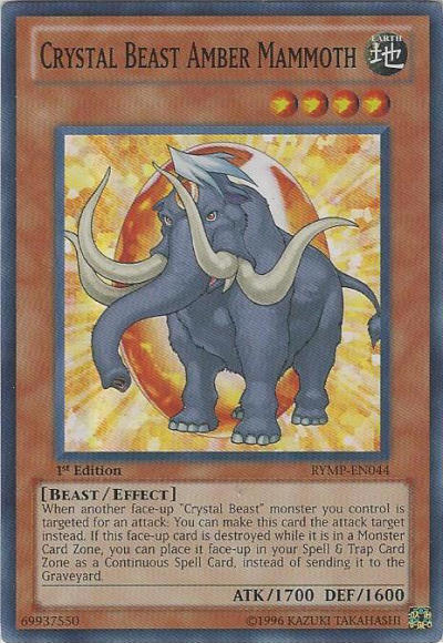 Crystal Beast Amber Mammoth [RYMP-EN044] Super Rare | Total Play