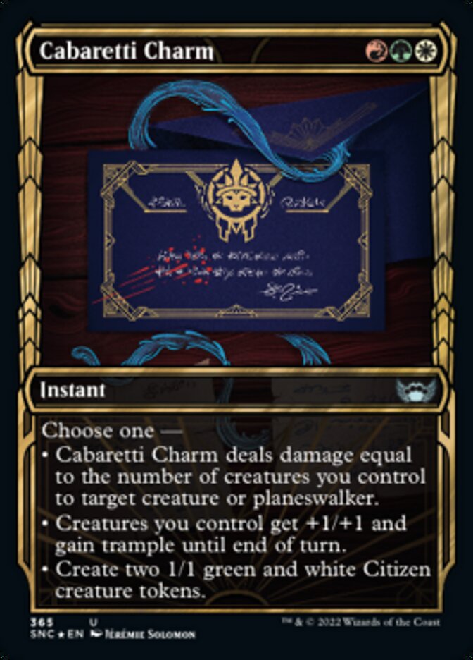 Cabaretti Charm (Showcase Golden Age Gilded Foil) [Streets of New Capenna] | Total Play