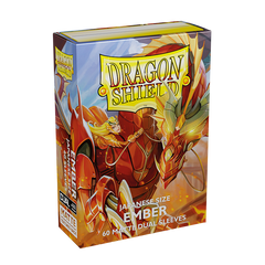 Dragon Shield: Japanese Size 60ct Sleeves - Ember (Dual Matte) | Total Play